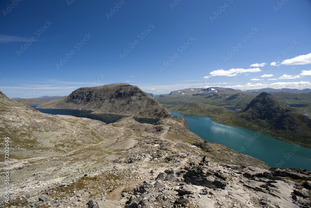 Besseggen Ridge in Jotunheimen National Park, Norway Besseggen Ridge in Jotunheimen National Park, Norway