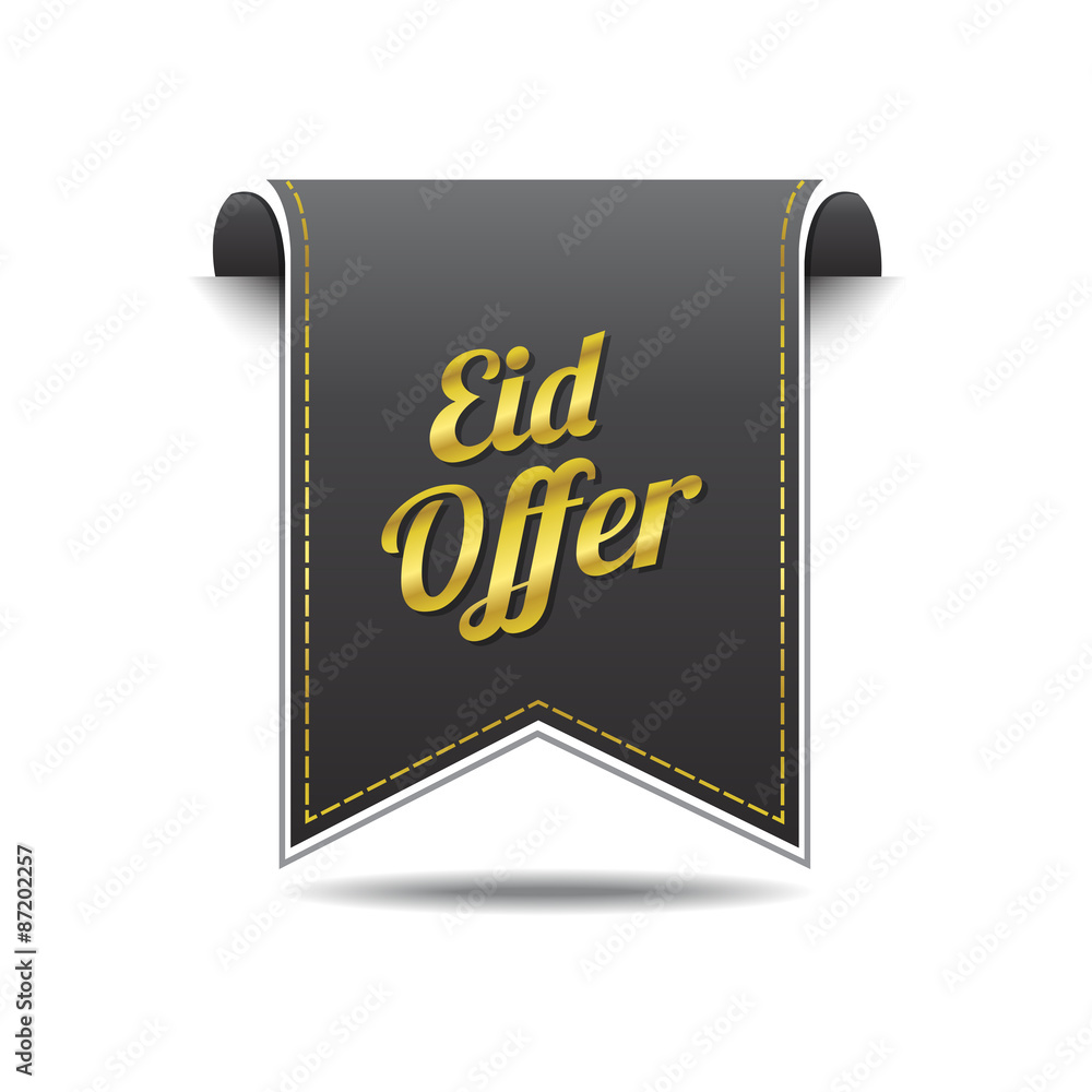 Eid Offer golden Vector Icon Design Eid Offer golden Vector Icon Design