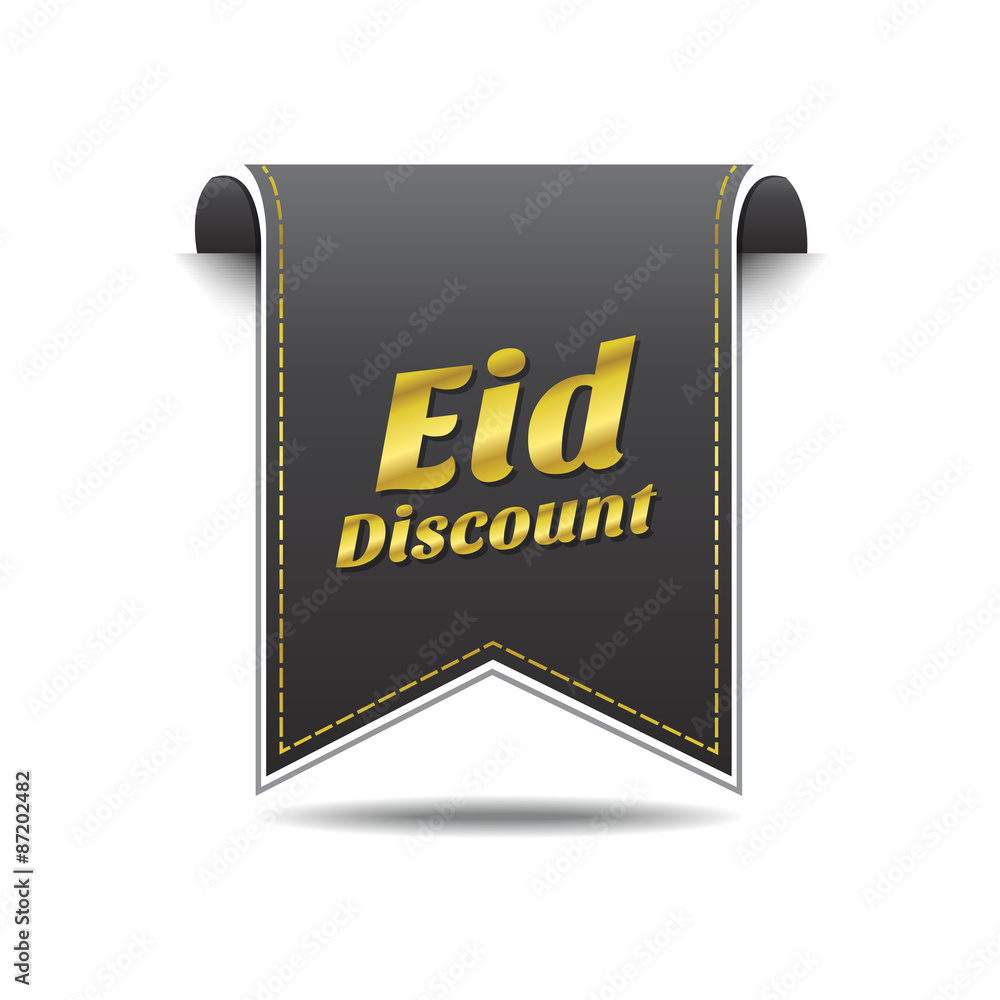 Eid Discount golden Vector Icon Design Eid Discount golden Vector Icon Design