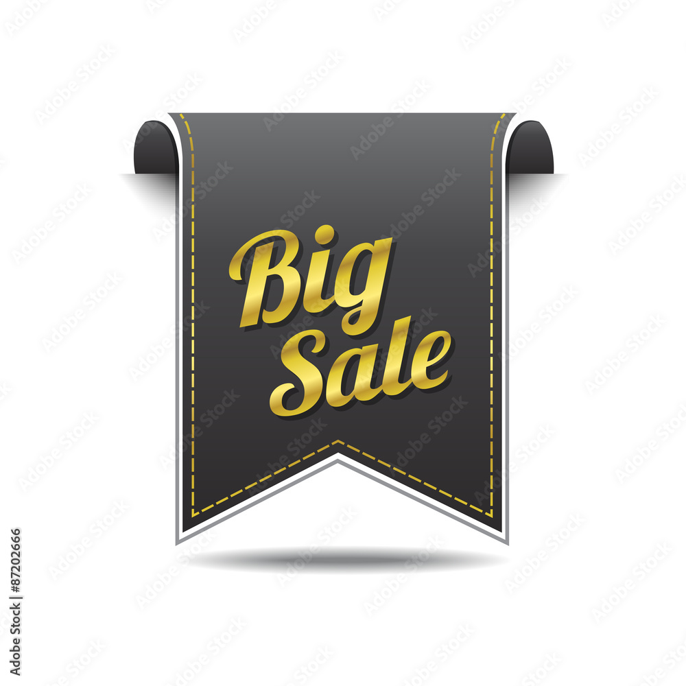 Big Sale golden Vector Icon Design Big Sale golden Vector Icon Design