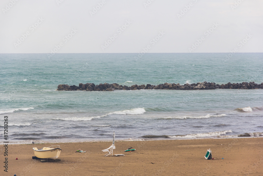 Obraz premium mare con nuvole