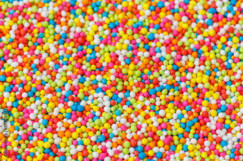Macro pattern colorful sugar for background