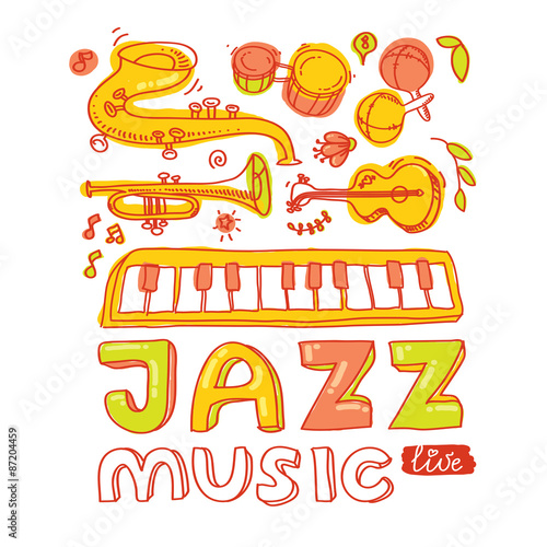 Set of musical instruments