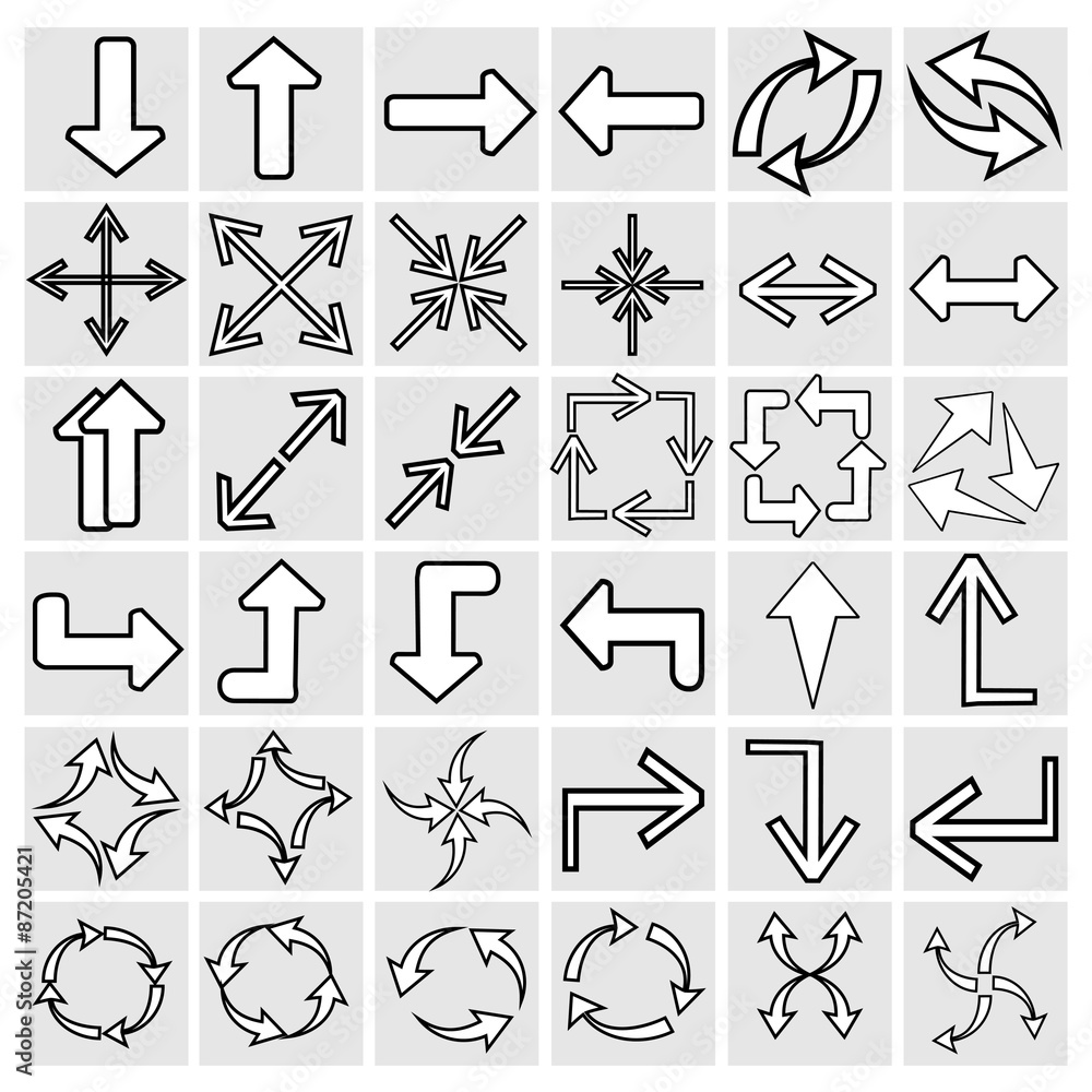 arrows icons (arrows icons set)