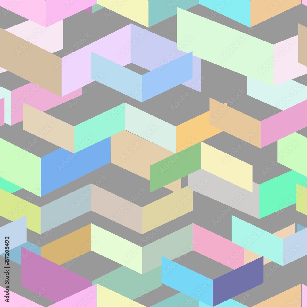 Fototapeta premium Seamless geometric pattern. Vector illustration.