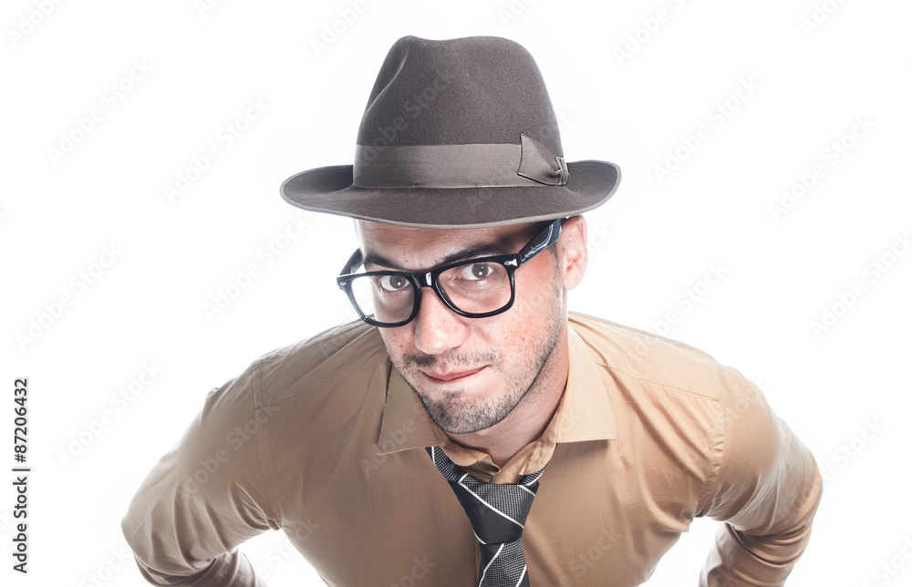 Retro american businessman Retro american businessman