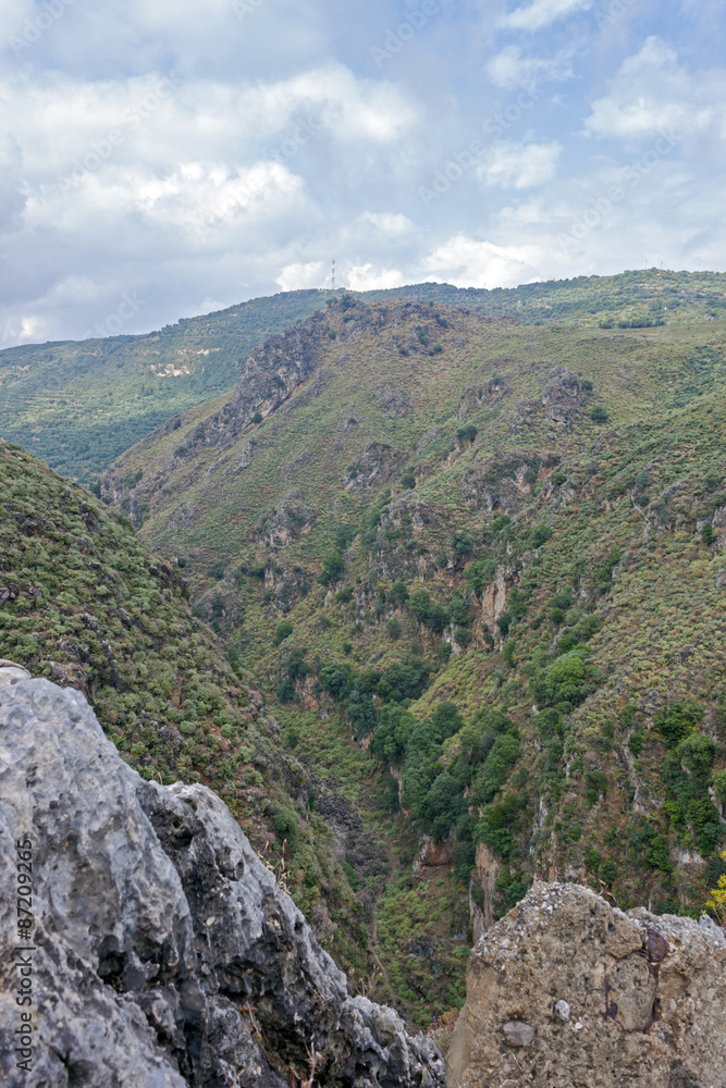 A gorge in the south of Crete, Greece