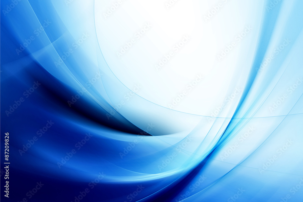 Blue Abstract Waves Art Composition Background Blue Abstract Waves Art Composition Background