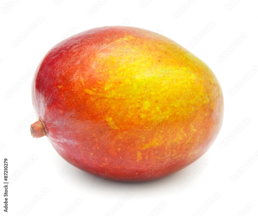 ripe mango isolated on white background ripe mango isolated on white background