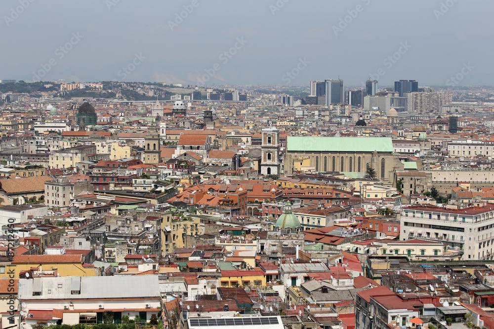 Panoramic view of Naples, Napoli, Italy