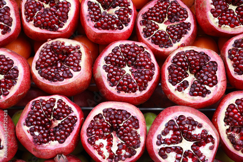 Pomegranates Background