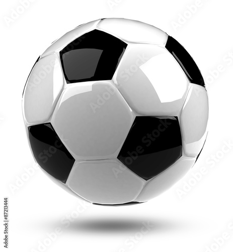 Football ball isolated on white background