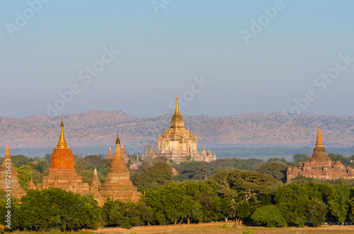 Ancient Sulamani temples of bagan at sunrise, Bagan(pagan), Myan