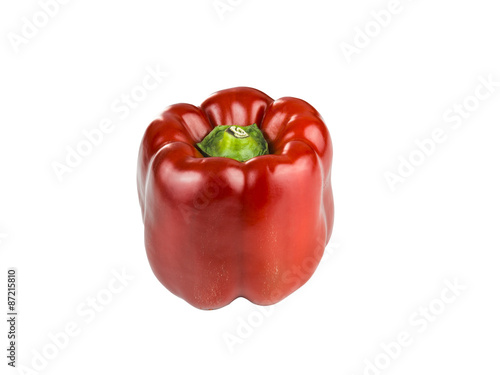 Red Pepper on white background