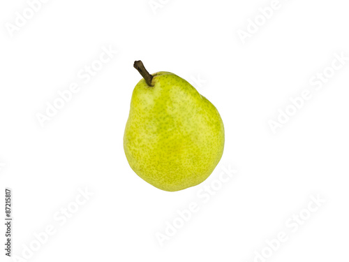 Pear Williams over white background
