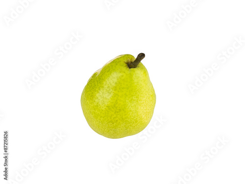 Pear Williams over white background