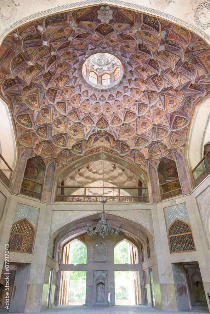Hasht Behesht Palace in Isfahan, Iran.