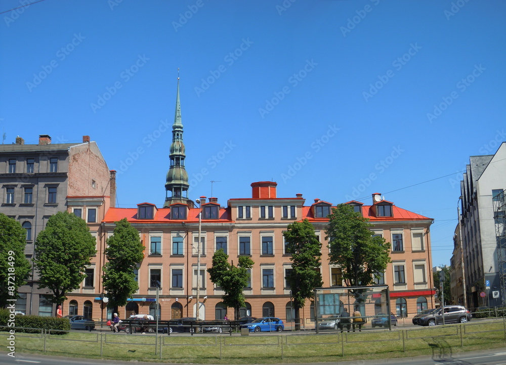 Old part of Riga, Latvia 
