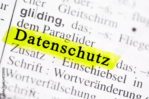 Datenschutz