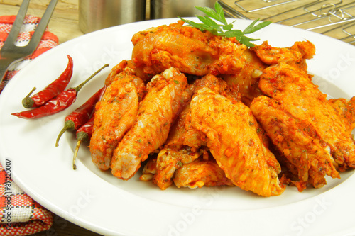 Tableau sur toile ailerons de poulet 16072015