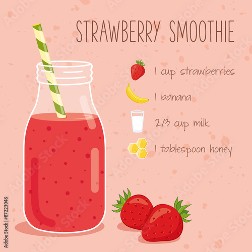 Strawberry smoothie recipe