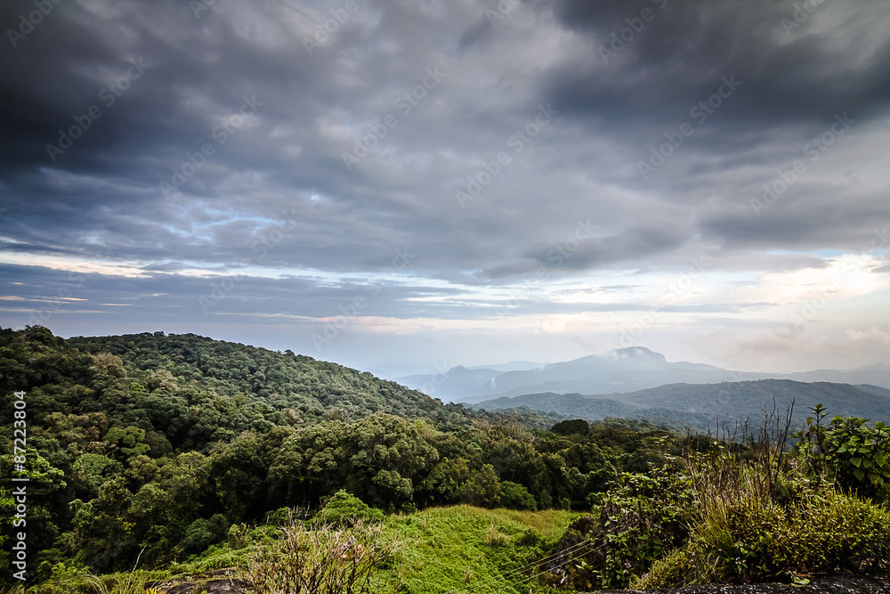 View of Inthanon Mountain, Chiang Mai, Thailand