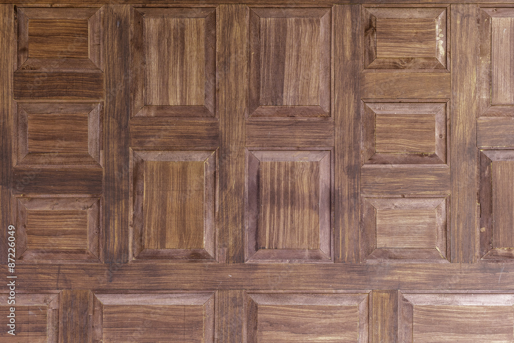 Thai style wooden wall background Thai style wooden wall background