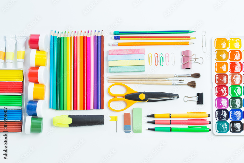 Obraz premium Items for children's creativity