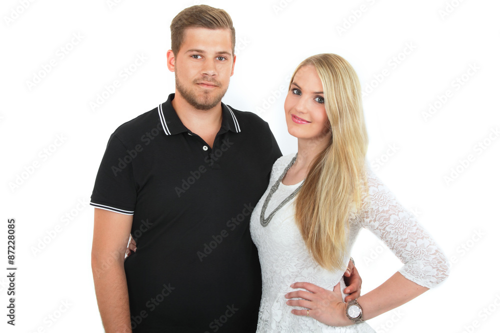junges glückliches Paar junges glückliches Paar