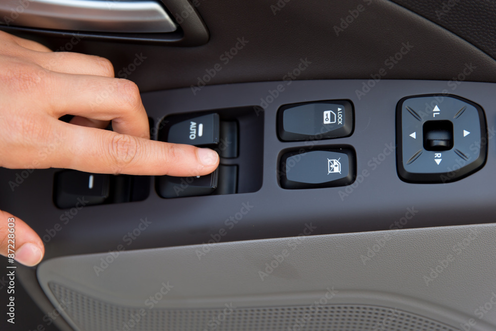 Hand bedient Autofenster Hand bedient Autofenster