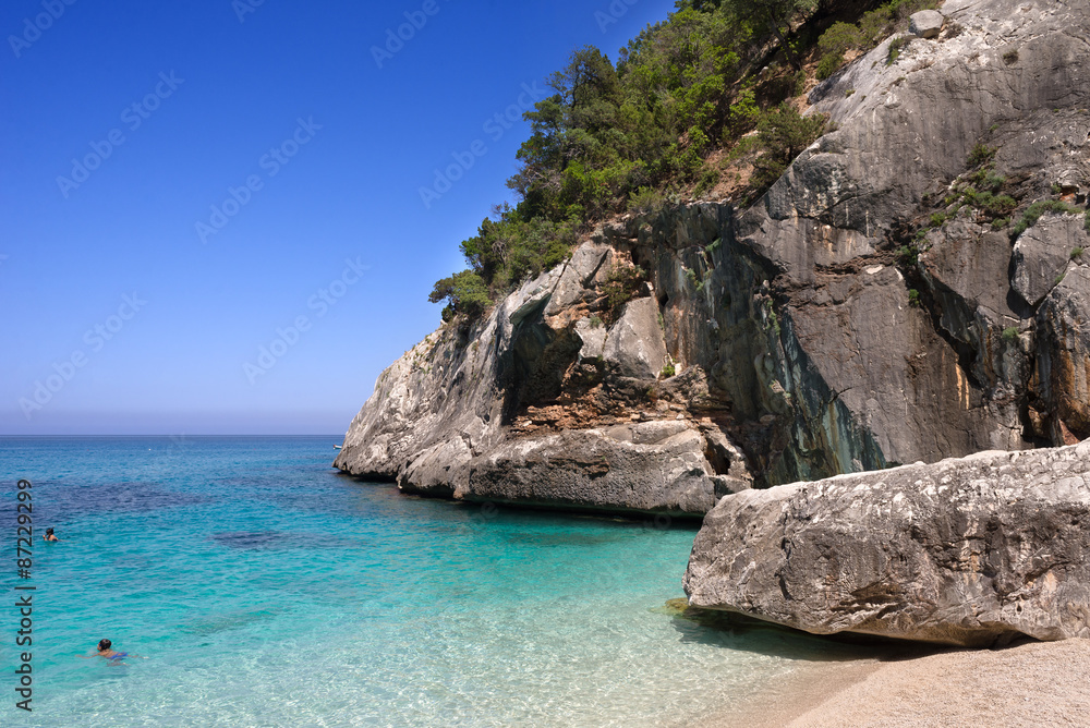 Cala Goloritze beach, Baunei, Sardegna, Italy