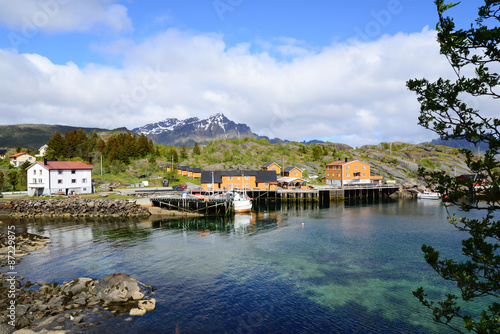 port city on Lofoten Islands in Norway