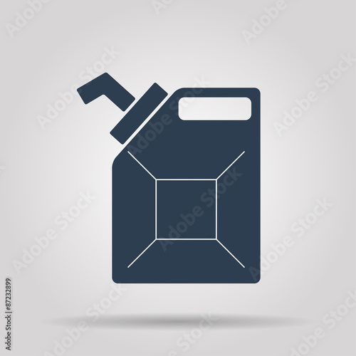 Jerrycan oil vector icon