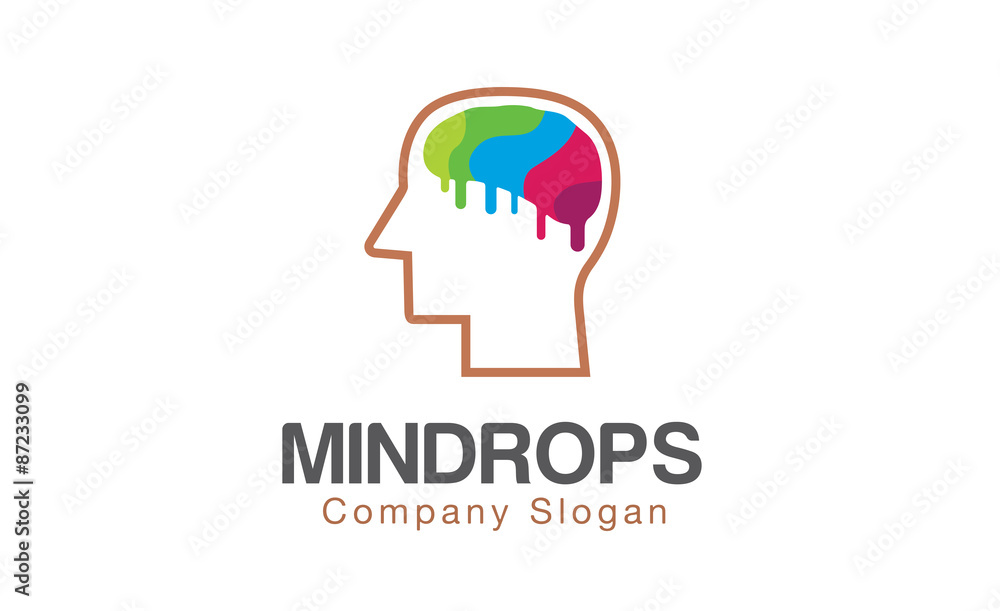 Creative, mind, brain Logo template Creative, mind, brain Logo template