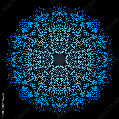 Mandala. Round Ornament Pattern. 