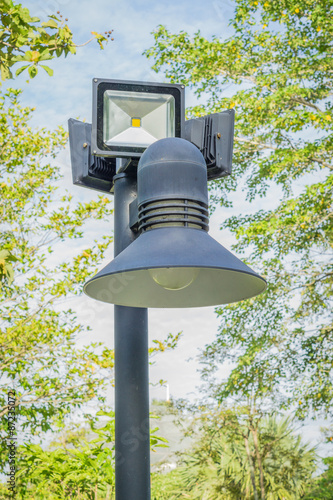 Wallpaper Mural Lamp post against blue sky Torontodigital.ca