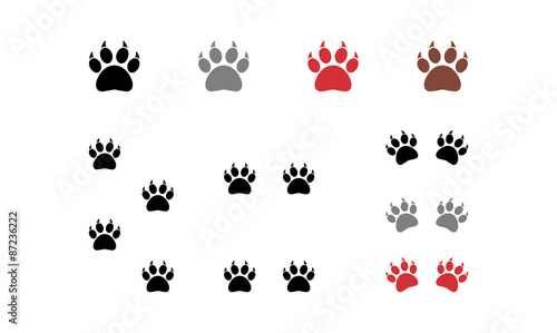 Animal Paw Claw Vector Variation