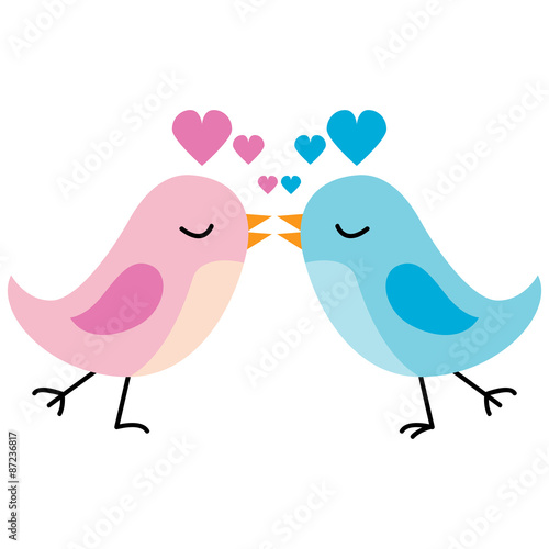 Kissing Love Birds