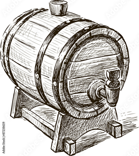 old wine barrel © asmakar