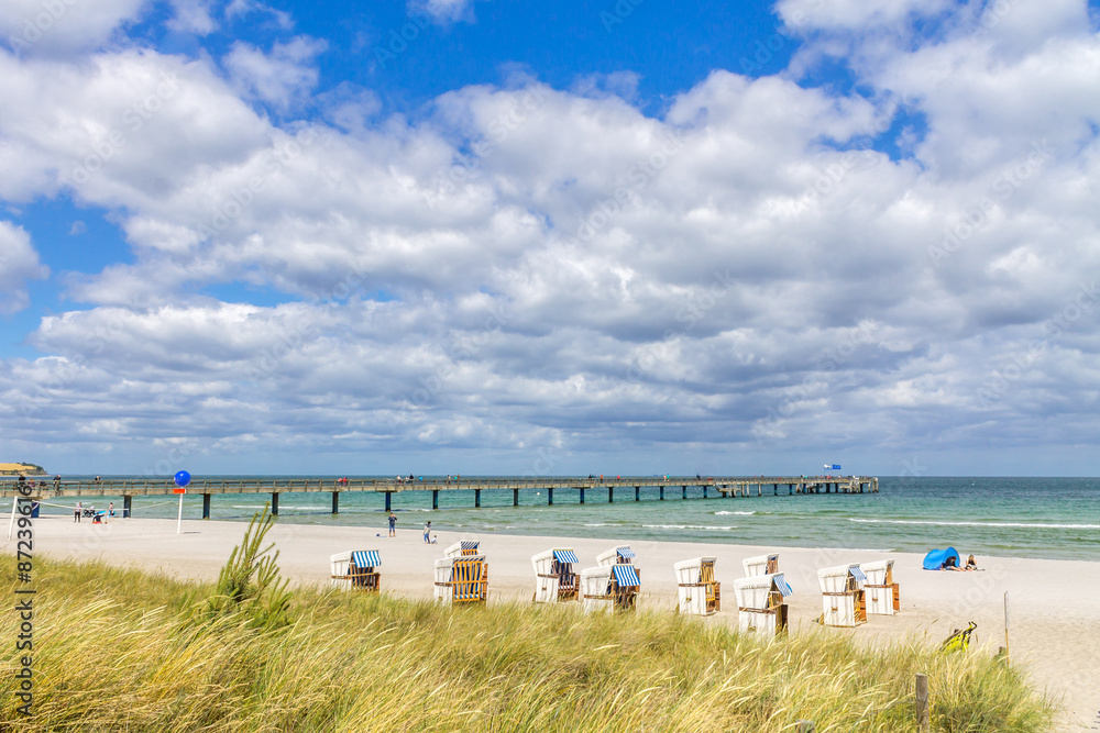 Fototapeta premium Seebrücke Boltenhagen, Ostsee, Deutschland 