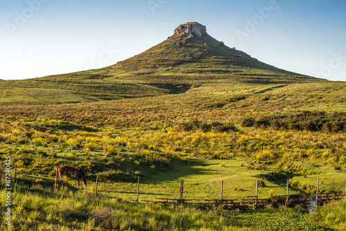 Idyllic landscape of Batovi Hill, Tacuarembo in Uruguay photo