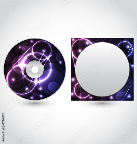 Cd disk packing design template