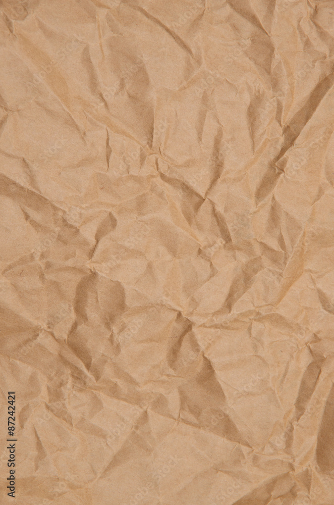 Crumpled paper for background usage Crumpled paper for background usage
