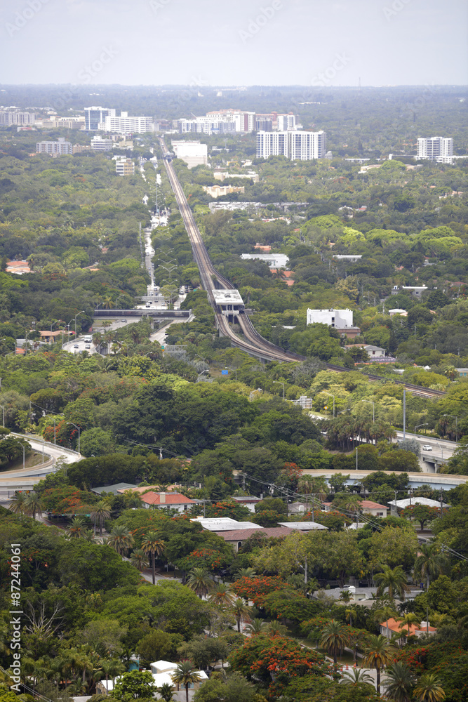 Brickell Miami aerial image