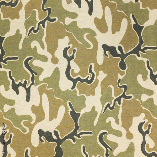 Camouflage pattern and background.