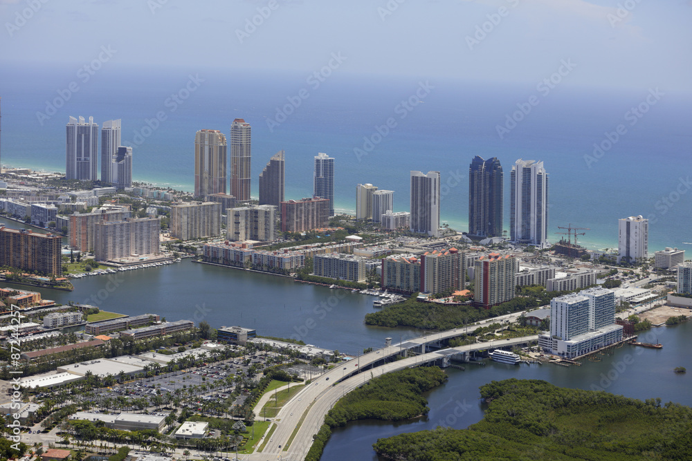 Aerial image of Sunny Isles Beach FL