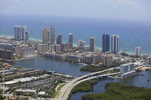 Aerial image of Sunny Isles Beach FL © Felix Mizioznikov