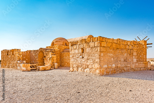 Qasr Amra in present-day eastern Jordan. photo
