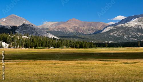 Fotografia, Obraz Tuolumne meadows in Yosemite national park