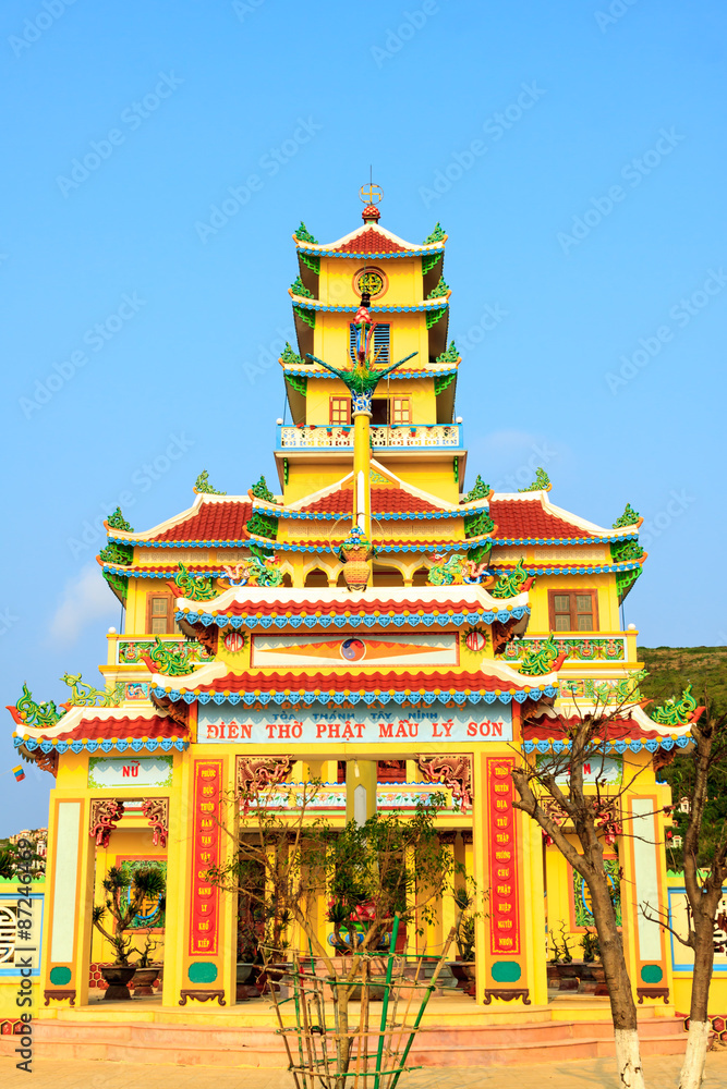 Obraz premium Church on Lý son island, Vietnam